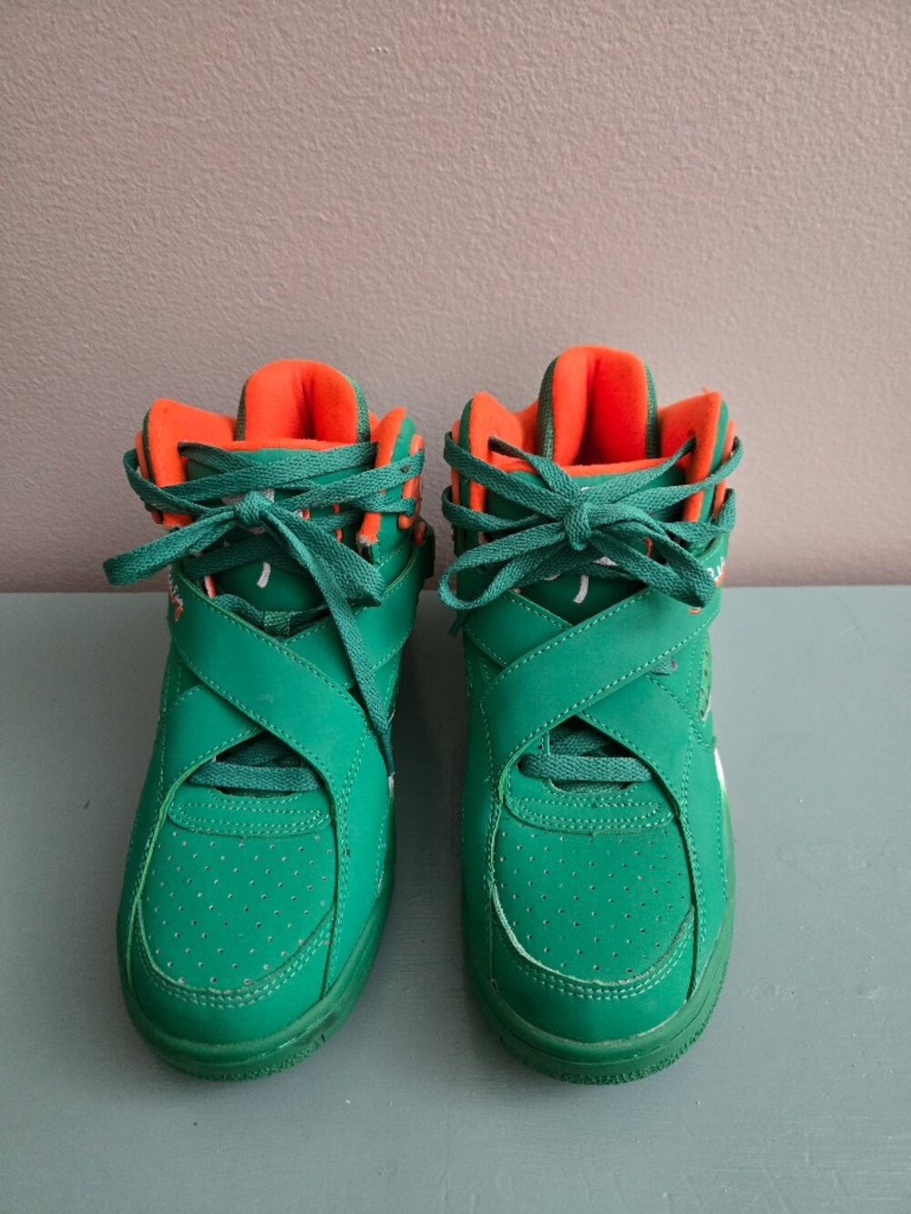 Patrick Ewing Rogue St. Patrick's Day Jellybean Basketball Shoes Men's Size 7